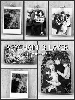 [Sold out] KEYCHAIN 3 LAYER : พวงกุญแจสกรีน 3 ชั้น