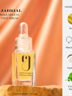 Luminous Sericin Silky Face Serum 10ml. ลูมินัส เซริซิน ซิลค์กี้ เฟส เซรั่ม ขนาด 10มล.