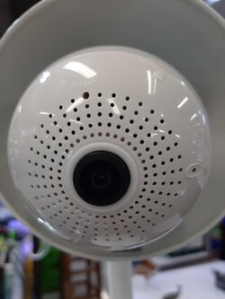 กล้องหลอดไฟ วงจรปิดใช้เกลียว E27 ได้เลยติดแทนไฟบ้านได้ทันที 27 mm.