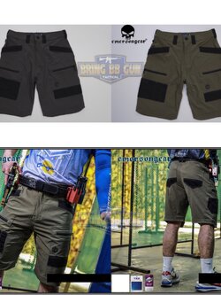 กางเกงขาสั้น ทรงยุทธวิธี ยี่ห้อ Emerson รุ่น Mastiff (กางเกง IPSC , IDPA)(กางเกง Tactical) (กางเกงแคมป์ปิ้ง) (กางเกงเดินป่า) (Emerson Mastiff Training Shorts)