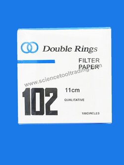 กระดาษกรอง 102 ศก. 11 ซม. (100 แผ่น)