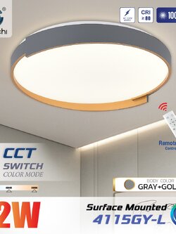 โคมติดเพดาน IWC-CEILING-4115GY-L-72W-3COLORS