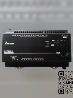 Delta PLC Model:DVP20EC00R3 12DI/8DO , Relay
