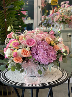 กระเช้าดอกไม้ กระเช้าดอกไม้แสดงความยินดี กระเช้าดอกไม้เยี่ยมไข้ กระเช้าดอกไม้วันเกิด