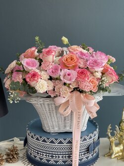 กระเช้าดอกไม้ กระเช้าดอกไม้แสดงความยินดี กระเช้าดอกไม้เยี่ยมไข้ กระเช้าดอกไม้วันเกิด