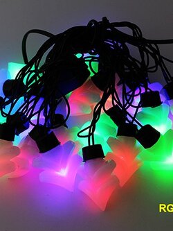 ไฟประดับตกแต่ง ต้นคริสมาสต์ IWC-20L-RGB-CHRIST