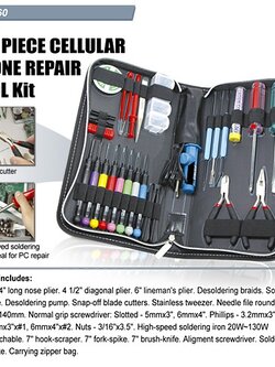 Goldtool GTK-060B ชุดเครื่องมือ 25 ชิ้น สำหรับงานโทรศัพท์มือถือ