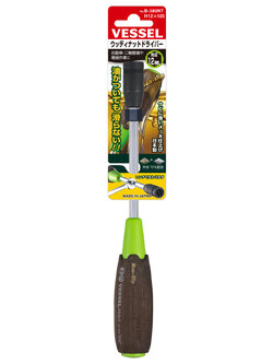 VESSEL ไขควง Wood compo หัวบ็อก กันลื่น No.B-380NT (A/F 12 x 125)