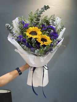 ช่อดอกทานตะวัน ช่อดอกไม้สด