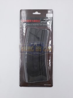แม็กกาซีน M4 ยี่ห้อ Golden Eagle แบบปั่น ทรง เดิม(เหล็ก) (M4 Hi-cap magazine)
