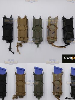 เพ้าแม็กกาซีน ทรง Tiger รุ่น 9mm. (ซองแม็กกาซีนเดี่ยวทรง TACO) (Tiger Type 9mm.) (Tiger Type 9mm. Magazine Pouch) (Magazine Pouch)