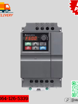 Delta Inverter VFD004EL21A 0.5HP 0.4kW Input 220V 1-Phase Output 220V 3-Phase