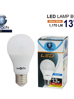 หลอดปิงปอง (รุ่นใหม่) IWC-LED-BULB-13W-WW แสงวอร์มไวท์