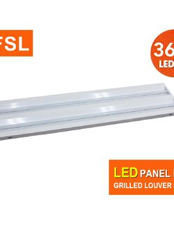 โคมทีบาร์ฝังฝ้า FSL-T-BAR-300x1200m แสงขาวและแสงวอร์มไวท์