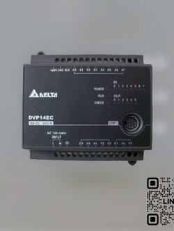 Delta PLC Model:DVP14EC00R3 8DI/6DO , Relay