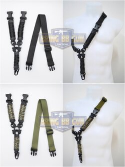 สายสะพายปืน เชือกพาราคอร์ด 1 จุด