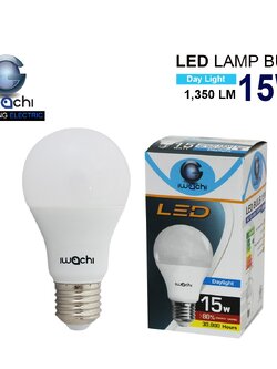 หลอดปิงปอง (รุ่นใหม่) IWC-LED-BULB-15W-WH แสงขาว