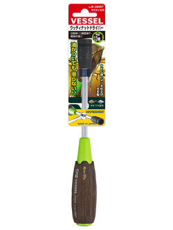 VESSEL ไขควง Wood compo หัวบ็อก กันลื่น No.B-380NT (A/F 13 x 125)