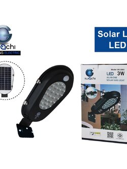 IWC-STR-SOLAR-3W โคมไฟถนนโซล่าเซลล์ แสงขาวและแสงวอร์มไวท์