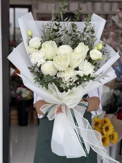 ช่อดอกกุหลาบ ช่อดอกไม้สด