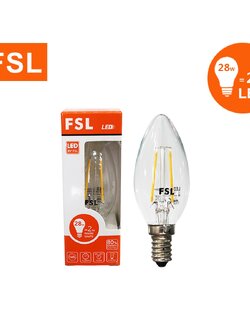 หลอดจำปาไส้เอดิสัน ขั้ว E14 FSL-C35-2W
