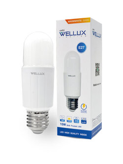 WELLUX Bulb Frosted LED 15W วอร์มไวท์
