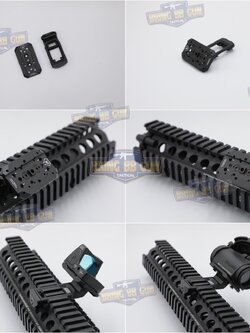 ขาเฉียง Strike Ambush 45-Degree Optic Mount ระบบราง Picatinny (รางรถไฟ) (ขาเฉียงติดดอท 45 องศา) (Strike Ambush 45-Degree Optic Mount) (ขาเฉียงทรงStrike Industries)