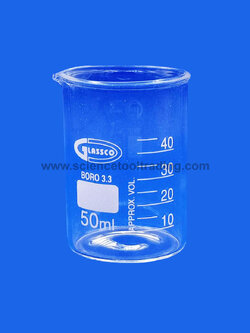 บีกเกอร์ 50 มล. Glassco