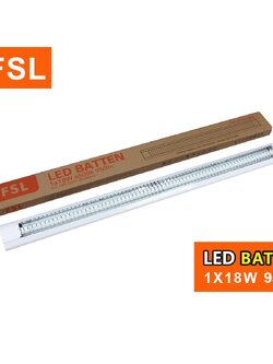 โคมไฟสกาล่า หน้าตะแกรง FSL-BATTEN-1X18W-TA แสงขาวและวอร์มไวท์