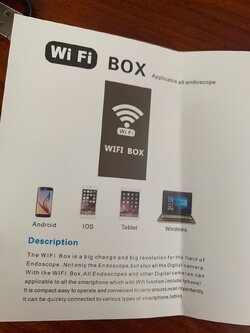 ที่แคบ Snake Cam กล้องงู wifi ไร้สาย ถ่ายภาพที่แคบ มีไฟนำทาง 5 เมตร.