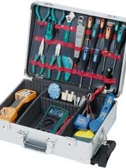 ชุดเครื่องมืองานสื่อสารกระเป๋าอลูมิเนียมPROS KIT PK-14019B(CN)