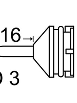 HAKKO หัวดูดตะกั่ว SPPON 20-N ใช้กับที่ดูดตะกั่ว รุ่น 20,20G