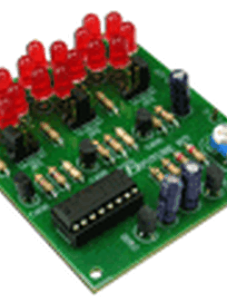 FUTUREKIT FK-178 ไฟกระพริบดิสโก้ 2 จังหวะ 3 ตำแหน่ง LED 18 ดวง (ชุดคิทยังไม่ประกอบ)