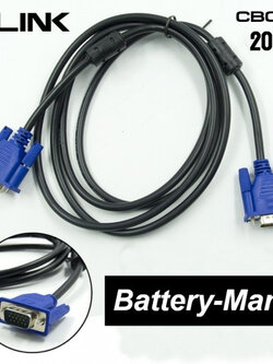 Glink Cable VGA M/M CB093 สายต่อจอ 20 เมตรสาย VGA หัวน้ำเงิน ของแท้ ออกใบกำกับภาษีได้