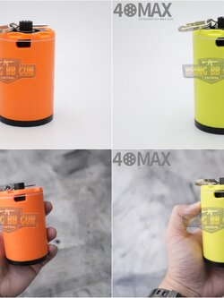 Airsoft Grenade ยี่ห้อ 40MAX (ระเบิดลูกกระสุนบีบีกันแบบอัดแก็ส)