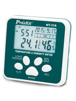 มิเตอร์วัดอุณหภูมิและความชื้นแบบมินิ NT-316 PROS KIT (CN)