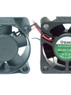 พัดลม DC12V 20X40X40MM. KD1204PKB2 (.2).GN 12V 1.5นิ้ว