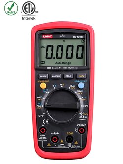 UNI-T UT139C True RMS Digital multimeterดิจิตอลมัลติมิเตอร์ วัด Capacitor ได้ถึง 99990 uf