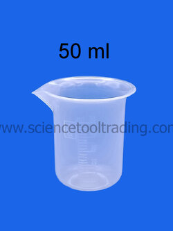 บีกเกอร์ พลาสติก 50 มล.
