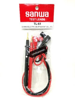 Sanwa TL-61 สายวัดมิเตอร์ ของแท้100% ปลายชุบทอง คุณภาพเยี่ยม วัดค่าได้แม่นยำทนทาน