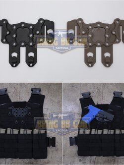 Black Hawk Molle Plate (เพลทรังผึ้ง) (เพลทร้อยเสื้อเกราะ) (Molle Plate)