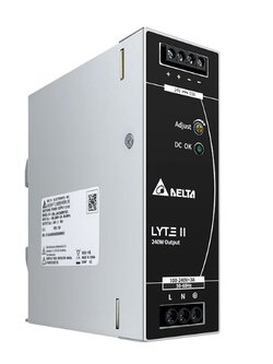 Delta DIN Rail Power Supply DRL-24V240W1EN Output 24V/10A (240W) ,Input 85-264VAC