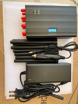 Cellphone jammer ตัดสัญญาณมือถือ wifi gps ทุกระบบ 8 เสา