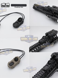 สวิตซ์หางหนูไฟฉาย2ทาง Axon Axon Dual Control Mouse Tail for Surefire / 2.5mm.