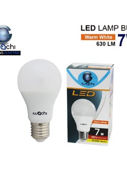หลอดปิงปอง (รุ่นใหม่) IWC-LED-BULB-7W-WW แสงวอร์มไวท์