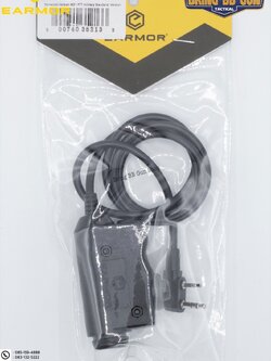 สายPTT ยี่ห้อ Earmor (สาย Push to Talk)