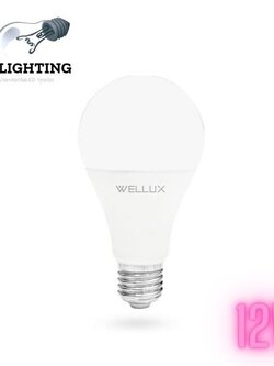 WELLUX Bulb Aluminum 12W เดย์ไลท์ วอร์มไวท์