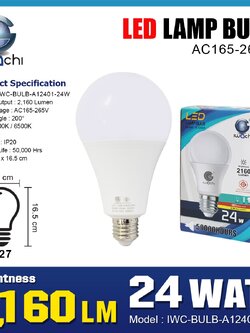 หลอดปิงปอง IWC-BULB-A12401-24W