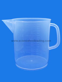 บีกเกอร์ พลาสติกแบบมีหูจับ 2,000 มล. Glassco