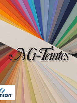 (หมดแล้วหมดเลย) CANSON Mi-Teintes กระดาษร้อยปอนด์สี